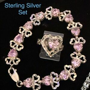 Stunning Sterling Bracelet & Ring